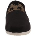 thumbnail image 3 of Chaussure Classique Alpargata pour Femmes, Slip-On, Toile Noire, 7.5 m, 3 of 3