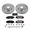 thumbnail image 3 of PowerStop Front Z23 Evolution Sport Carbon-Fiber Ceramic Brake Pad and Drilled & Slotted Rotor Kit Fits: LAND ROVER Select Models K7683, 3 of 10