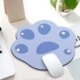 thumbnail image 5 of Naierhg Cartoon Cat Claw Anti-Slip Mouse Pad Base Mat Mousepad Light Blue, 5 of 8