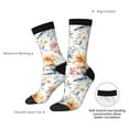 thumbnail image 4 of KLL Lilies Flowers Print Cool Socks Men's Women's Crew Socks Funny Crazy Novelty Stockings, 4 of 6
