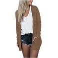 thumbnail image 2 of Jsaierl Lightweight Cardigans Women Long Sleeve Open Front Cardigan with Pockets Solid Cute Top Comfy Soft Kimono Cardigans 2025, 2 of 7