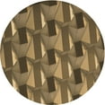 thumbnail image 1 of Ahgly Company Machine Washable Indoor Round Transitional Cinnamon Brown Area Rugs, 6' Round, 1 of 7