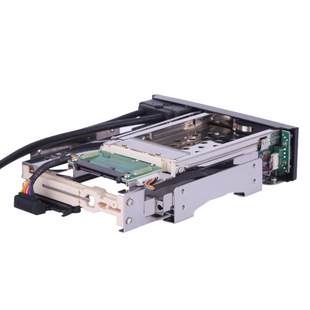 Dual Bay 3.5" + 2.5" Inch SATA III Hard Drive HDD & SSD Tray Caddy Internal Mobile Rack Enclosure Docking Station with USB 3.0 Port Hot Swap