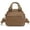 Brown, variant on Small Canvas Crossbody Bags for Women Practical Hobo Tote Top-handle Handbag Multi Compartment Casual Going Out Satchel