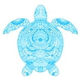 thumbnail image 2 of CafePress - Tribal Tropical Summer Beach Mandala Sea Turtle - Large Beach Towel, Soft 30"x60" Towel with Unique Design, 2 of 3