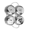 thumbnail image 3 of FUTUREORYY 1 Set Stainless Steel Spice Jars for Multi-Use in Kitchen 24x19x8cm, 3 of 8