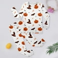 thumbnail image 2 of TBWNWG Girls Outfits Set Cozy Long Sleeve Pajama with Halloween Print Round Neck Loungewear for Toddlers Ages 2-8 Comfortable Indoor Attire,Sizes 3-4 Years, 2 of 6