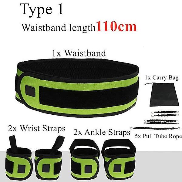 110cm Fitness Bounce Trainer Rope Basketball Football Running Jump Trainer Resistance Bands Legs Strength Training Strap