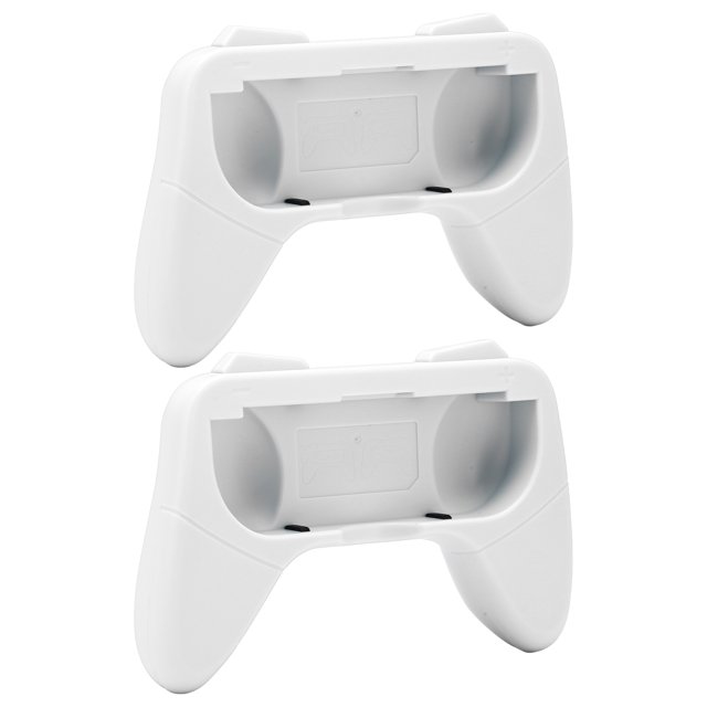 Trousse de Poignées, Poignée Portative avec Coussinet pour Manette Switch OLED Noir,Blanc,Rouge+bleu