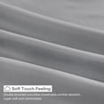 thumbnail image 2 of softan Full Size Sheet Set - Soft Full Bed Sheets - Brushed Microfiber Fitted Sheet with 15" Deep Pockets - Full Double Bed Sheets - 4 Pieces Breathable Bedding Sheets & Pillowcases, Light Grey, 2 of 5