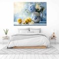 thumbnail image 3 of Mudket Framed Canvas Wall Art Ready to Hang, Lemon Pitcher Still Life Canvas Print, Vintage Botanical Wall Decor, Farmhouse Floral Wall Art, Wall Pictures for Living Room Office - 12"L x 8"W, 3 of 10