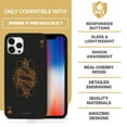 thumbnail image 7 of Case Yard Wooden Case for iPhone-11-Pro-Max Soft TPU Silicone cover Slim Fit Shockproof Wood Protective Phone Cover for Girls Boys Men and Women Supports Wireless Charging King of Hearts Design, 7 of 7