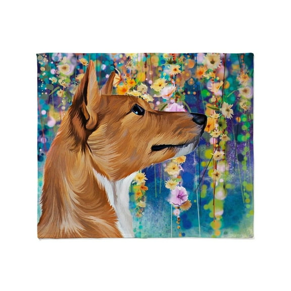 CafePress - Basenji Painting Throw Blanket - Soft Fleece Throw Blanket, 50"x60" for All Ages