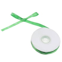 LULULION Green Snowflake Thin Ribbon Polyester Not Easy to Break for Holiday Use