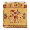 thumbnail image 2 of Juego de Cama México Estilo Plano Azteca RLT13, 2 of 6