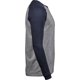 thumbnail image 4 of Tee Jay - Camiseta de Jaspeado Béisbol para Hombre (Gris, Marino), 4 of 4