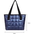 thumbnail image 7 of CoCopeaunt Large Quilted Tote Bag with Zip for Women Lightweight Winter Down Cotton Padded Plaid Shoulder Bags Quilted Bags Down Padding Handbags, 7 of 7