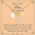 thumbnail image 2 of Christmas Gifts for Grandkids, Cross Necklace for daughter,14K Gold Plated Initial Necklace Jewelry First Communion Baptism Christmas Gifts, Stocking Stuffers for families daugter, 2 of 26