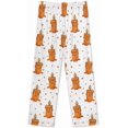thumbnail image 5 of Top-kevin Christmas Deer Trees Bows Women's Long-Sleeve Shirt And Full-Length Bottom Pajama Set, 5 of 12