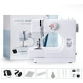 thumbnail image 7 of Mini Portable Sewing Machine Household Kids Sewing Machine with 12 Built-in Stitches, Foot Pedal, Gray, 7 of 7