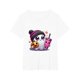 thumbnail image 1 of Halloween T-shirt Geist Kaffee Mütze Cartoon Halloween Scary Ghost T-Shirt, 1 of 6