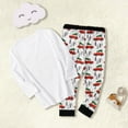 thumbnail image 4 of MUXiin Mom And Son Matching Outfits,Family Christmas Pajamas Matching Set Holiday Print Top and Festive Plaid Bottoms, 4 of 8