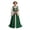 Green, variant on Girls Medieval Court Dress Long Sleeve Off Shoulder Stage Performance Gown 3-10Y