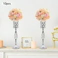 thumbnail image 2 of Dwellnix 10Pcs Wedding Centerpieces Props Flower Vases Table Event Party Stage Tall Vase, 2 of 7