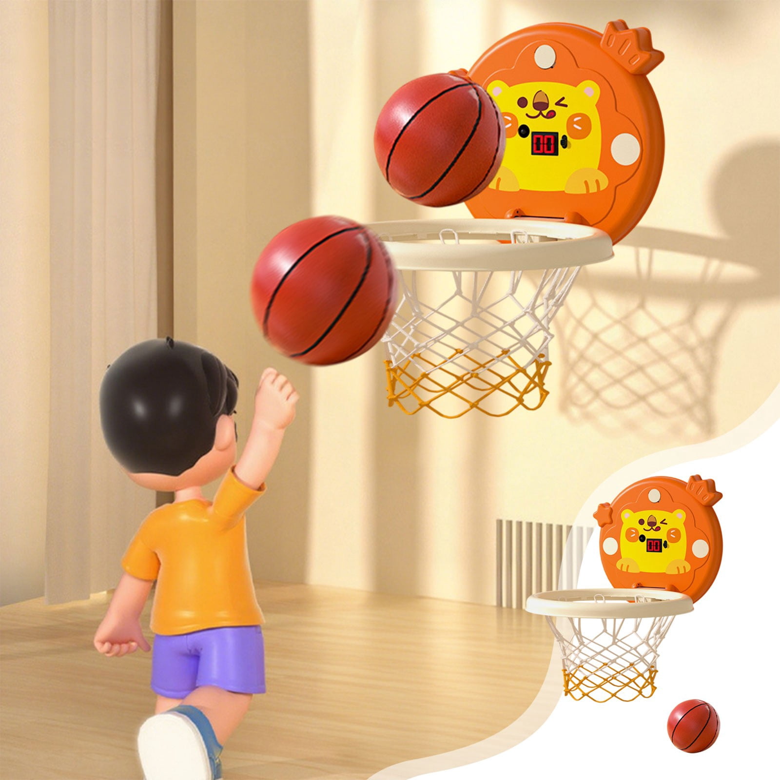 Panier de Basket pour Enfants 160 cm Ballon + Pompe | Leroy Merlin