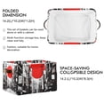thumbnail image 2 of Yayeee Canvas Storage Basket with Handles for Shelves Fabric Bins Closet Organizer, Black Streets, 2 of 8