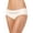 White, variant on Calvin Klein Invisibles Mesh-Trim Hipster Panties, Natural, X-Small
