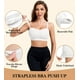 thumbnail image 4 of Sujetador sin tirantes LIRASDIS Bandeau acolchado sin costuras Push Up blanco, 4 of 7
