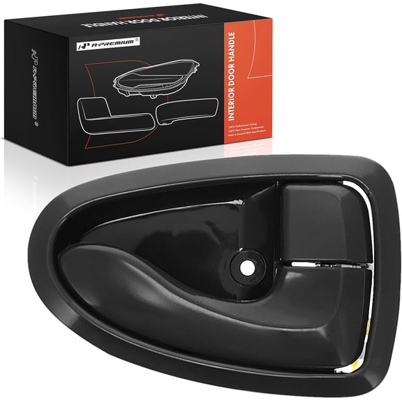 A-Premium Front or Rear Right Passenger Side Interior Door Handle Compatible with Hyundai Accent 2000-2005, Gray, Replace# 82620-25000-YN