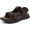 Dark Brown, variant on Men's Hiking Sandals Arch Support Walking Sandals for Men 2026 Trail Fisherman Breathable Mesh Water Beach and Sports with Adjustable Strap Black Size 10