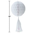thumbnail image 5 of White Tissue Honeycomb Ball Decoration by Way to Celebrate, 5 of 5