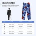thumbnail image 2 of Salouo Abstract Colorful Butterflies Print Pajama Pants for Men, Lounge Pants Elastic Waistband Casual Men's sleepwear Loungewear Sleep Pajama Pant -XX-Large, 2 of 7