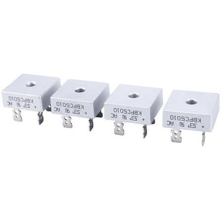 4X 50A 1000V Metal Case Single Phases Diode Bridge Rectifier KBPC5010