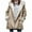 Beige, variant on 2026 Women's Woolen Coats Notch Lapel Double Breasted Trench Jackets Mid Long Pea Overcoats Fall Winter Coat Office Outwear Khaki XXXL