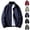 Army Green, variant on Men's Hooded Zip Jacket Casual Slim Fit Soft Fabric Comfortable Long Sleeve Coat Outdoor Sports Active Wear Red M