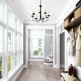 thumbnail image 2 of Livex Lighting Heritage Chandelier in Black, 2 of 10
