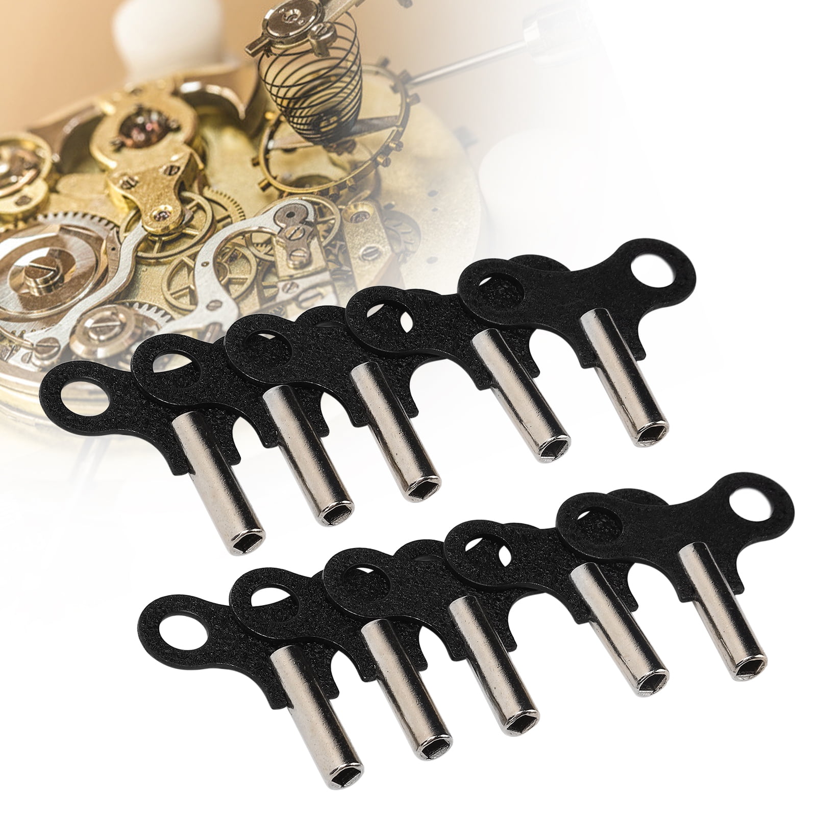 Fyydes Mechanical Desk Clocks Key,Wall Clock Key,10pcs Clock Winding