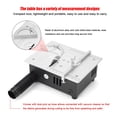 thumbnail image 6 of Mini Table Saw Electric Desktop Saw Woodworking Bench Lathe Cutter Machine Household DIY Cutting Tool 7-Speed Adjustable ,Power Tools, 6 of 7