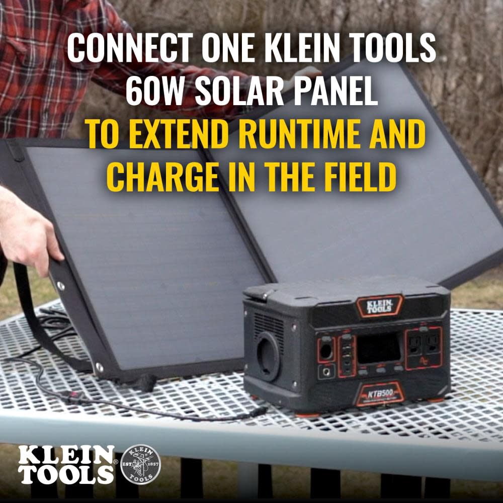 Klein Tools 1,000 Watt Lithium-Ion Battery Solar Power Station