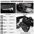 thumbnail image 4 of VOLTZ TOYS Licensed Chevrolet Blazer 24V 2-Seater Kids Ride On Car - Power Battery, Dual 65W Motors, Remote Control, LED Lights & Music - White, 4 of 5