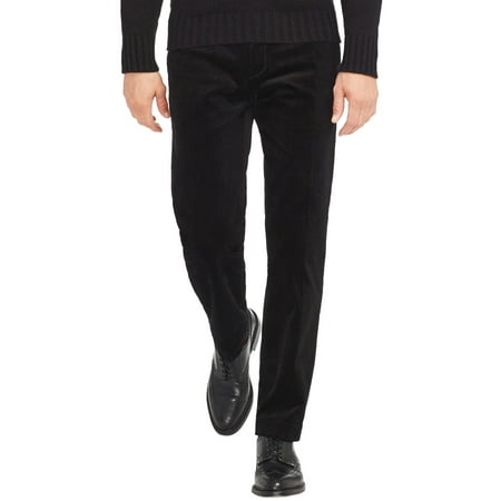 POLO RALPH LAUREN RL Classic Fit Corduroy Pants Polo Black Solid 32W x 32L