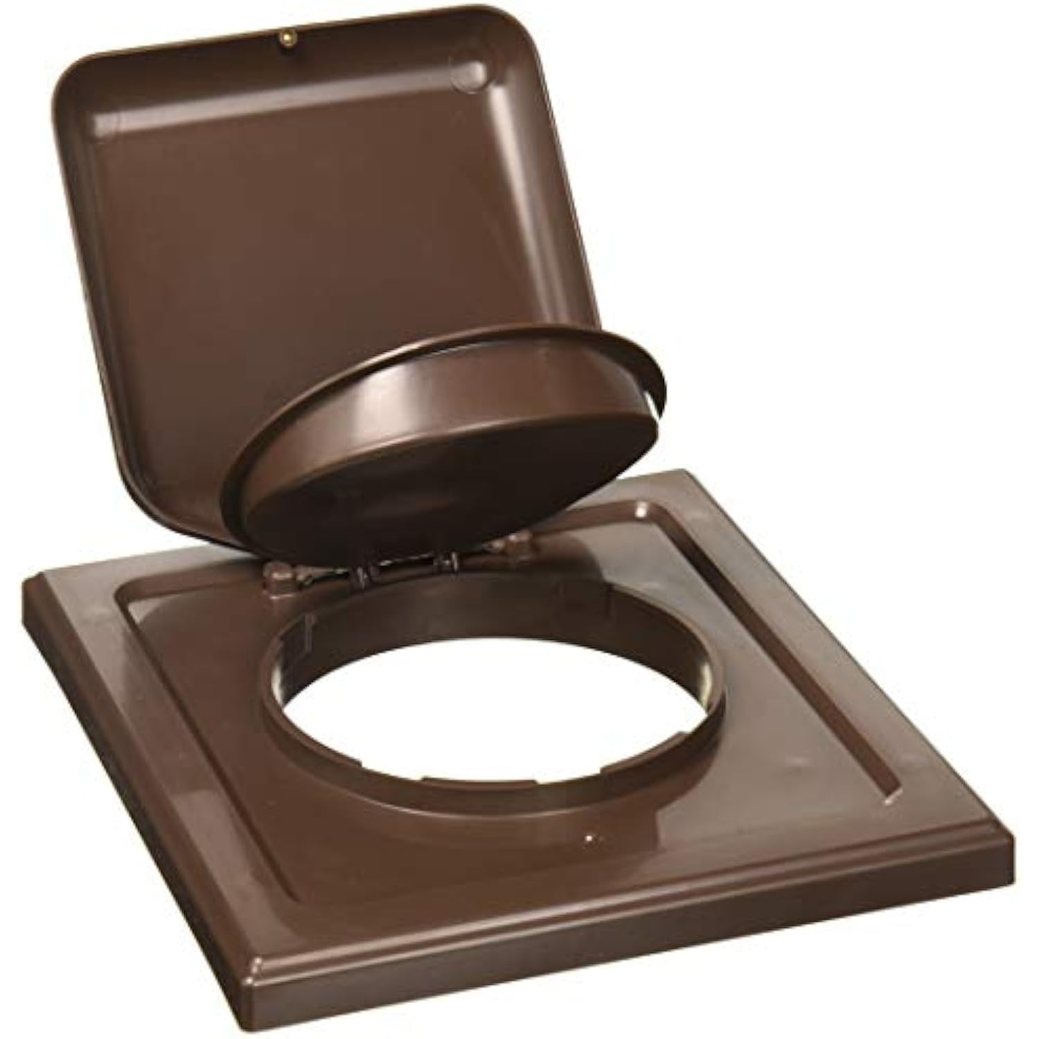 No-Pest Vent 4 In. Brown Plastic Wide Mount Dryer Vent Hood NPWRB - Pest Guard
