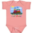 thumbnail image 3 of Inktastic I Love Trains Boys or Girls Baby Bodysuit, 3 of 5