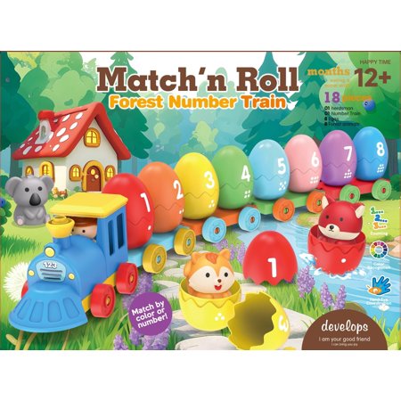 Sumsoltic Easter Gifts for Toddlers Easter Egg Hunt Filler Stuffer - Educational Learning Toy Set with Counting Matching Sorting for 1 2 3 Year Old Boys Girls