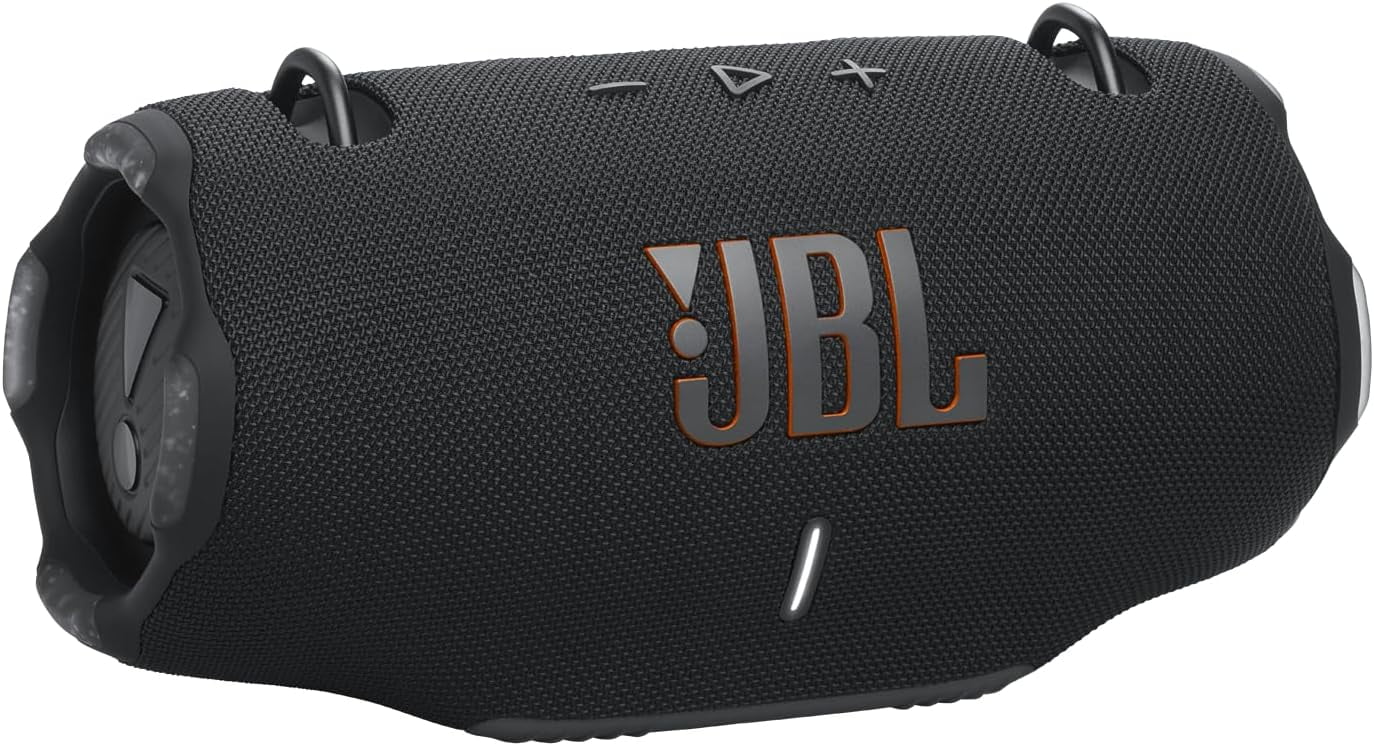 Restored JBL Xtreme 4 - Portable Bluetooth Speaker, Powerful Sound and Deep Bass, IP67 Waterproof, 24 Hours of Playtime, Powerbank, Auracast for Multi-Speaker Pairing Black (Refurbished)