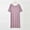 Purple, variant on MGDXOX Women's Oversized Short Sleeve Nightgown Crew Neck Backless Soft Sleep Shirt Dress for Loungewear Black L